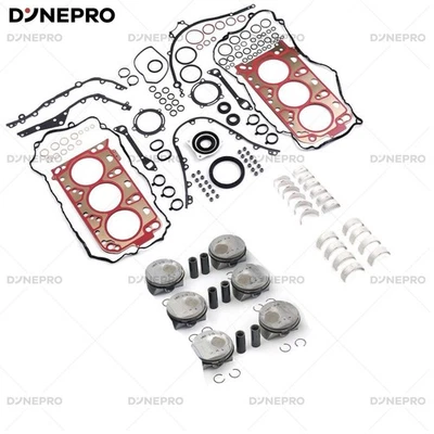 Engine Overhaul Rebuild Kit Piston Gasket For Porsche Macan Panamera S 3.0T V6 - Image 1 of 4