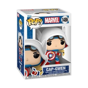 Funko POP! Marvel: SGGV - Captain Capt. America Gwen Gwen - Marvel Comics - Coll - Picture 1 of 7