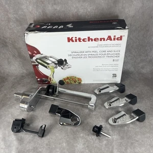 Kitchen Aid Stand Mixer Attachment Spirilizer With Peel, Core, Slice KSM1APC - Foto 1 di 9