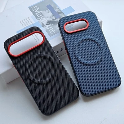 For Google Pixel 10 Pro, Hybrid Armor Leather Business Magnetic Back Cover Case - Image 1 of 4