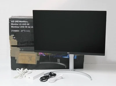 LG Ultrafine 27UN850-W 27'' 4K UHD IPS Monitor - Image 1 of 4