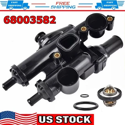 Conjunto de carcasa de termostato 68003582 para Chrysler 200 Dodge calibre Jeep Patriot Foto 1 de 4