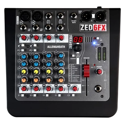 Allen & Heath ZED-6FX 2 Mic/Line, 2 Stereo, FX - Image 1 of 4
