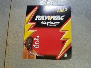 Michael Jordan 2005 Rayovac AAA 2 UNTORN Dec 2005 Chicago Bulls Oddball WOW - Picture 1 of 5