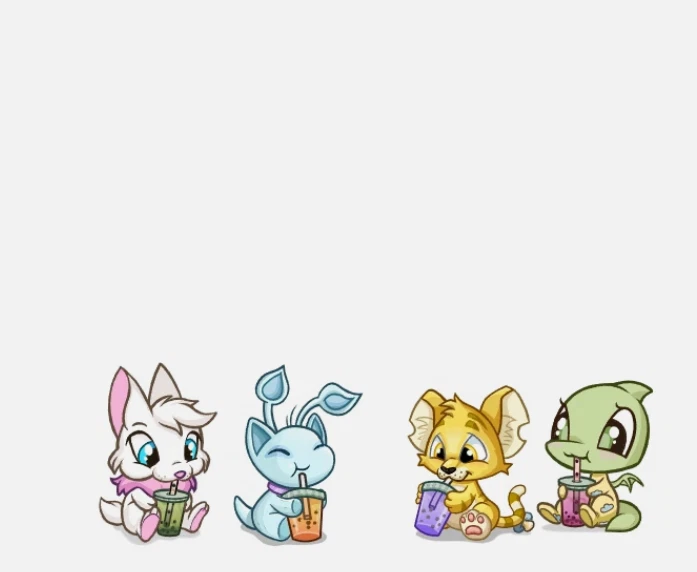 Neopets - Baby Boba Time Trinket - Image 1 of 1