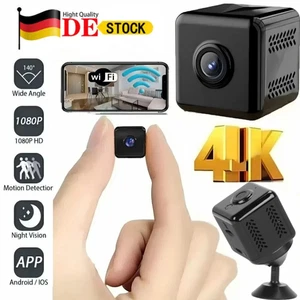 Mini WLAN Kamera Wireless IP Wifi Camera 1080P HD Überwachungkamera Live Cam Neu - Bild 1 von 17