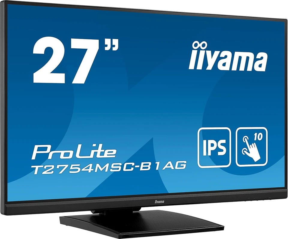 iiyama Prolite T2754MSC-B1AG - 27" Full-HD IPS Multitouch LED-Monitor, EEK:F - Bild 1 von 2