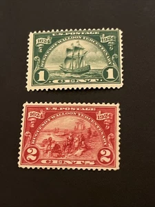 Estampillas de Estados Unidos #614-15 MH CV$8,30 - Lote A-81292 - Imagen 1 de 2