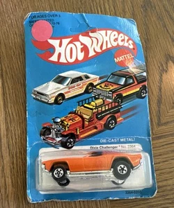 Hot Wheels 1982 Dixie Challenger on unpunched card Brand New UnOpened No. 3364 - Picture 1 of 9