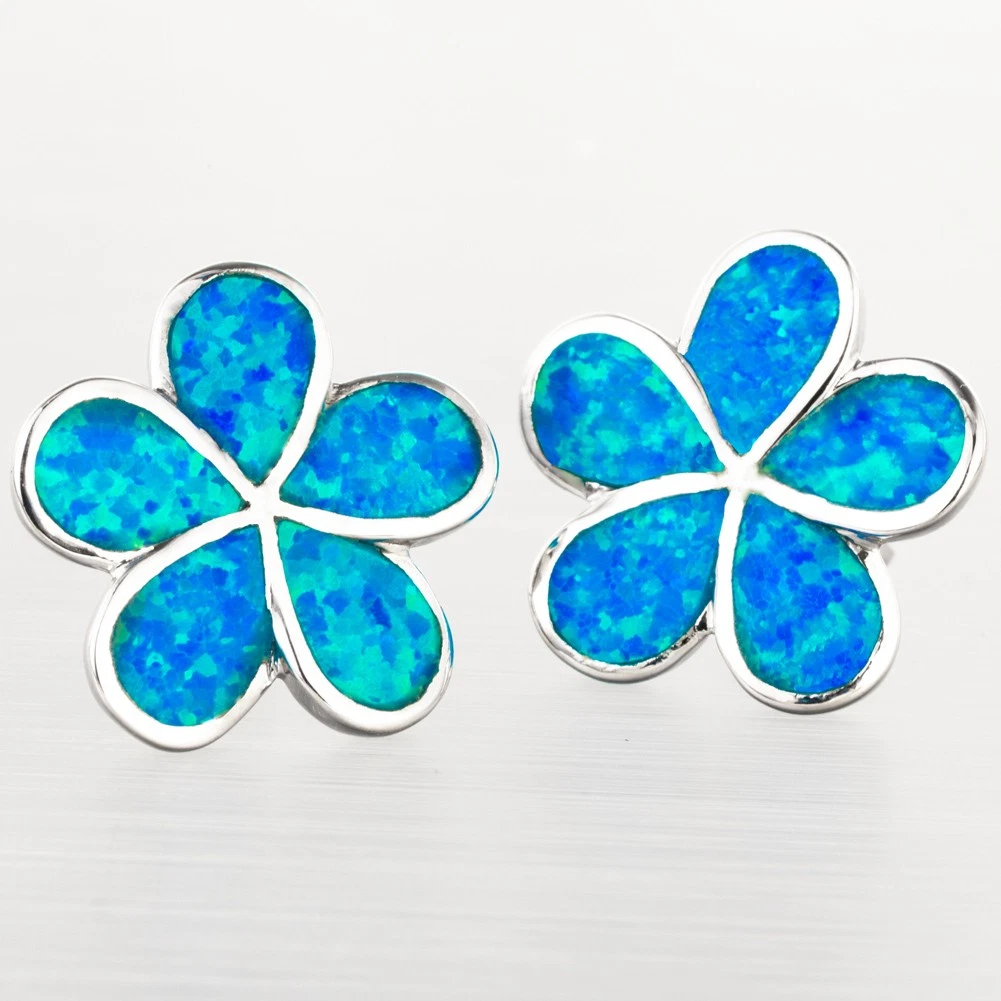 Parure In Argento Di Anello, Pendente E Orecchini Con Opali - Foto 10