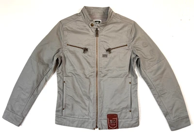 G Star RAW 5620 MOTOR Biker Zip Jacket in Industrial Grey, Size S BNWT $250 - Image 1 of 4