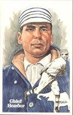 1980-02 Perez-Steele Hall of Fame Postcards #64 Chief Bender oversized