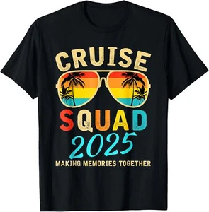 Cruise Squad 2025 Family Group Matching Summer Vacation T-Shirt - Picture 1 of 5