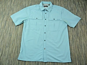 Orvis Shirt Men’s Medium Short Sleeve Fishing Blue Quick Dry Outdoor Hiking Vent - Picture 1 of 13
