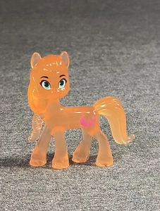 Hasbro My Little Pony Figurine Toy 2" Orange Transparent Mini - Picture 1 of 9
