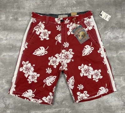 vintage ARIZONA JEAN COMPANY COASTAL SHORT MENS 34 HAWAIIAN SHORTS FLORAL Y2K - Image 1 of 4