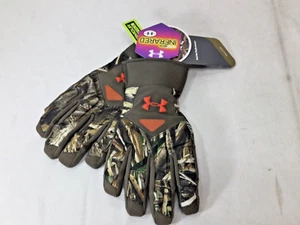 Under Armour Cold Gear Infrared RealTree Max5 Gloves Size Medium Scent Control - Picture 1 of 4