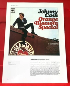 Johnny Cash Orange Blossom Special Album Cover Art PICTURE / PRINT 12" x 9" - Picture 1 of 3