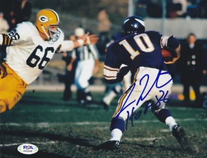 FRAN TARKENTON  MINNESOTA VIKINGS  HOF 86  PSA AUTHENTICATED  SIGNED 8x10 PHOTO - Picture 1 of 1