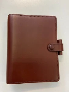 Filofax Buckingham Pocket brown (EMPTY) - stiff leather - VINTAGE - Foto 1 di 4