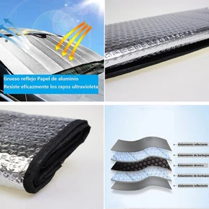 Parasol Coche Delantero Reflectante Plegable Protector parabrisa L/XL MOLCAR - Imagen 1 de 11