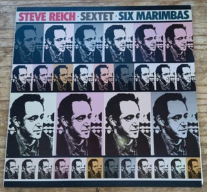 STEVE REICH SEXTET / SIX MARIMBAS NONESUCH VINYL LP 1987 PROMO NR-MINT - Picture 1 of 3