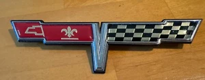 Vintage Chevrolet Corvette Gas Door Emblem OEM Authentic Ornament 14016099! - Picture 1 of 4