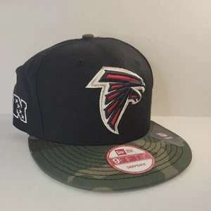 NFL Atlanta Falcons New Era 9Fifty Snapback Adjustable Black Crown camo visor - Picture 1 of 5
