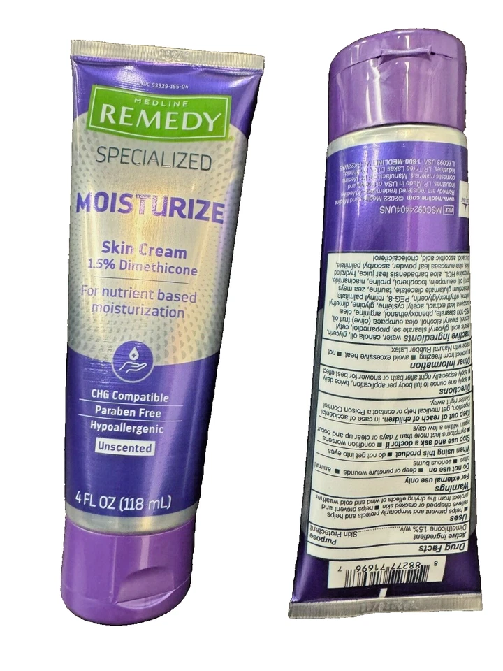 Medline Remedy Specialized Moisturize Skin Cream Unscented (Pack of 2) - Image 1 of 1