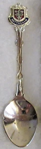 #479) SILVER PLATED TEA SPOON NOTTINGHAM CITY EAST MIDLANDS ENGLAND ROBIN HOOD - Picture 1 of 2