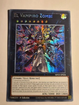 The Zombie Vampire●YUGIOH●MP23●SECRET RARE●SPANISH●1st ED●NM●09218 - Image 1 of 2