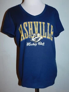 Camisas para mujer Nashville Predators con cuello en V, pequeñas, grandes - Imagen 1 de 1