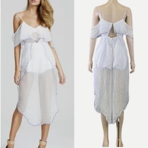 Alice McCall Playsuit Dress Sheer Overlay Aus 10 US 6 EUC Embroidered Detail - Picture 1 of 18