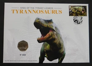 Royal Mail/Royal Mint PNC "The Age of the Dinosaurs" 50p Coin Cover 2024 - Bild 1 von 4