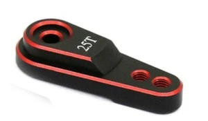 Servo Horn Arm - High Quality Universal fit 25 Teeth, Aluminium 1/10 &1/8 RED - Picture 1 of 4