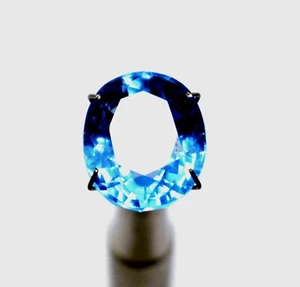 7.50 Ct Natural Aquamarine GGL Certified Oval Shape Loose Gemstones Ring Size - Picture 1 of 3