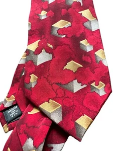 Grateful Dead Neck Corbata Caja de Lluvia 2do Set 100% Seda Importada Hecha en EE. UU. Rojo - Imagen 1 de 4