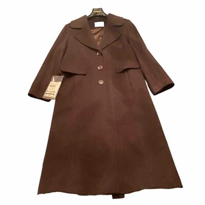Klassische Damen Designer Fleurette Loro Piana Schokolade Wolle Kaschmir Jacke Neu mit Etikett - Bild 1 von 10