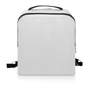 Borsa in tessuto 32x25 cm con maniglia e due tracolle regolabili - Foto 1 di 7