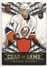 2013-14 Thomas Hickey Panini Crown Royale Coat of Arms Rookie Game Worn Jersey C