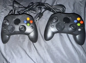 Microsoft Replacement Controllers Black For Xbox Original Brand New 2871 - Picture 1 of 3