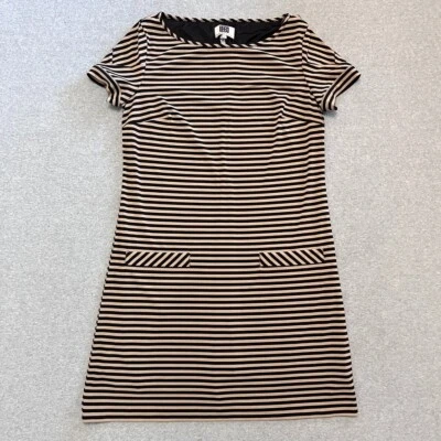 Vestido Laundry By Design Mujer Cambio Medio Negro y Tostado Pullover Manga Corta Foto 1 de 4