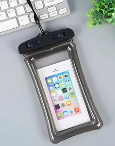 2 Pcs Waterproof Floating Cell Phone Pouch Dry Bag Case Cover For iPhone Samsung - Picture 1 of 4