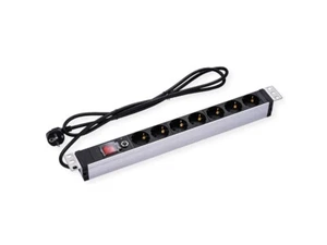 VALUE PRESA PDU A 7 VIE, 45, 19" 1UH, 45, CON PROTEZIONE DA SOVRACCARICO, 2M - Foto 1 di 1
