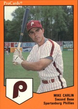1989 Spartanburg Phillies ProCards #1035 Mike Carlin