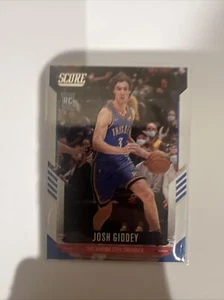 2021-22 Panini Chronicles Score Josh Giddey RC Rookie Card #126 OKC Thunder - Picture 1 of 2