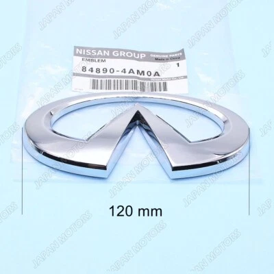 Оригинальная задняя крышка багажника Nissan Infiniti Q70 Q70L с логотипом и эмблемой 84890-4AM0A от оригинального производителя - Изображение 1 из 4