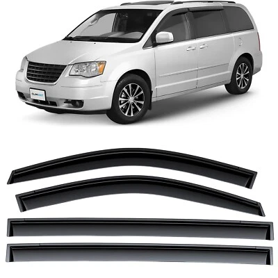 Sun Rain Visors Wind Rain Guards for 2008-2016 Chrysler Town and Country - Image 1 of 4