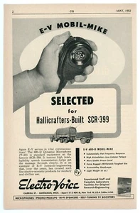 CQ Amateurfunk Mag. AD E-V Mobil-Mike für Hallicrafters - gebaut SCR-399 (5/52) - Bild 1 von 1