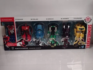 Transformers Robot sotto mentite spoglie collezione 3 passi confezione da 6 action figure - Foto 1 di 6